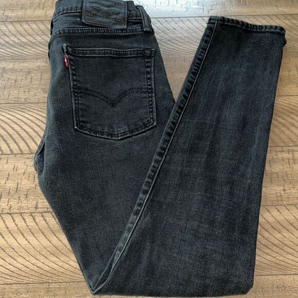 Black Patch Red Label 🏷️ LEVI’S 5 pocket k🦘skinny jeans 👖 - Picture 1 of 17